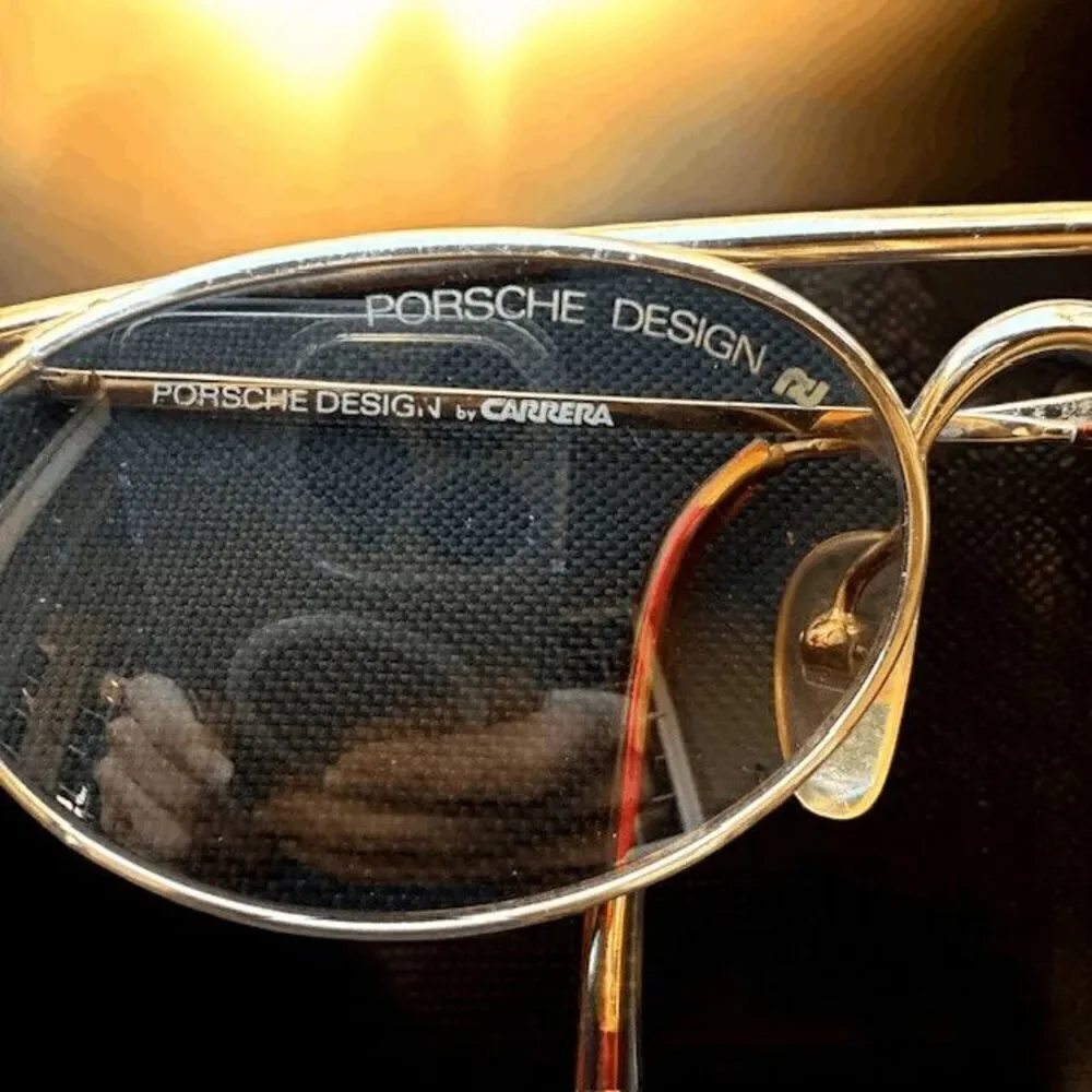 Vintage Porsche Design by Carrera Sunglasses Oval Gold Frame‎ 5681 Australia